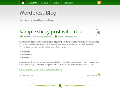 Exciter website example screenshot