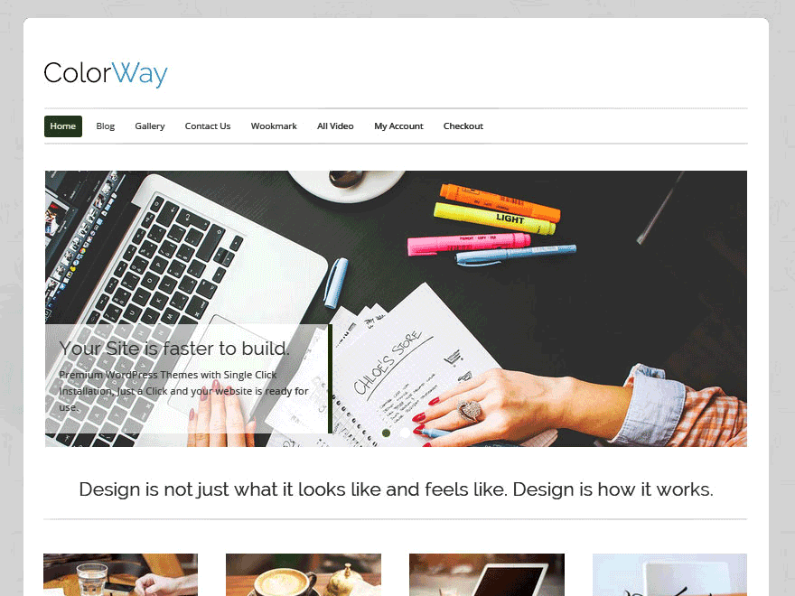 ColorWay theme websites examples