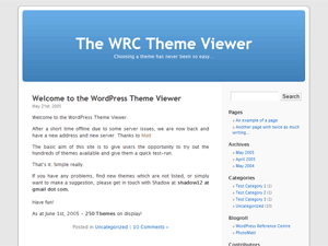 Default theme websites examples
