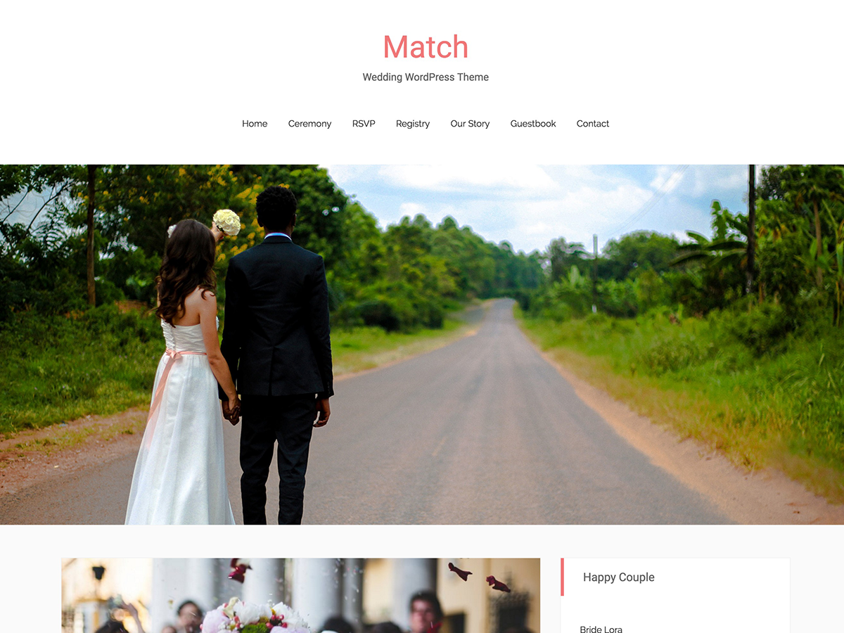 Match website example screenshot
