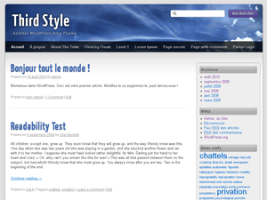 Third Style website example screenshot