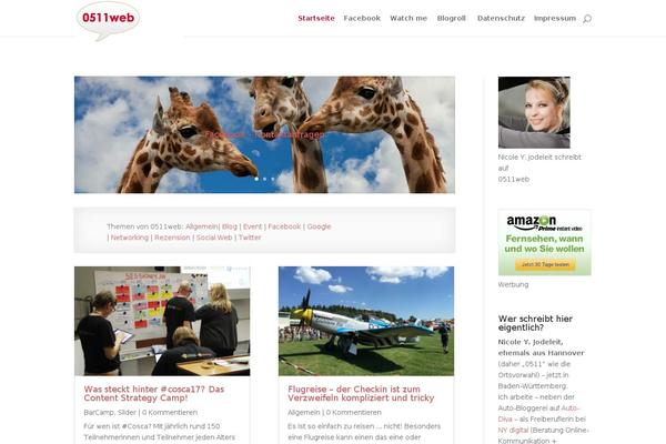 WordPress website screenshot
