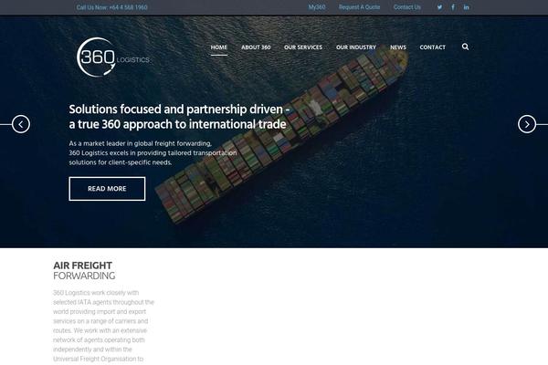 360lg.co.nz site used Global Logistics