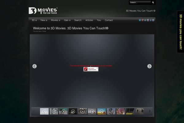 3dmovies.com site used Theblock-1.0.2-theme_only