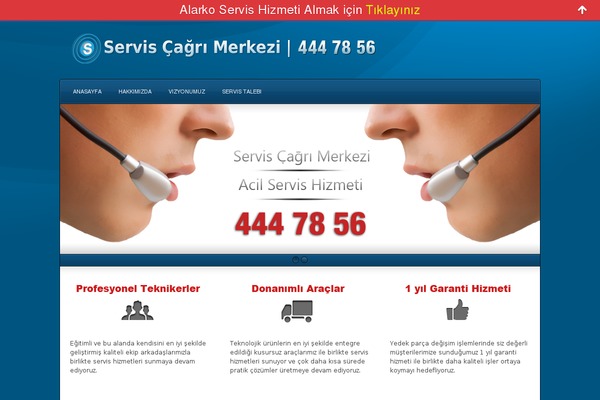 alarko-servis.net site used Complexity v2
