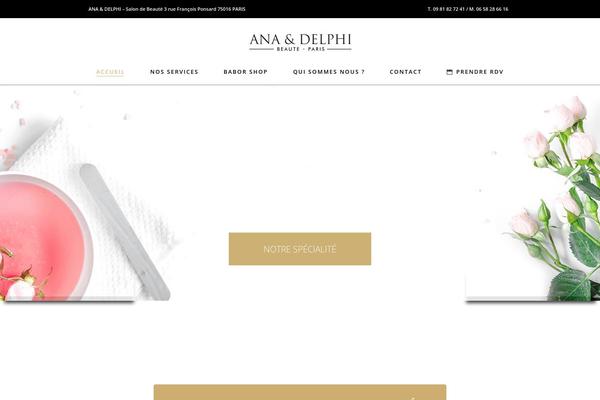 Aviana theme site design template sample