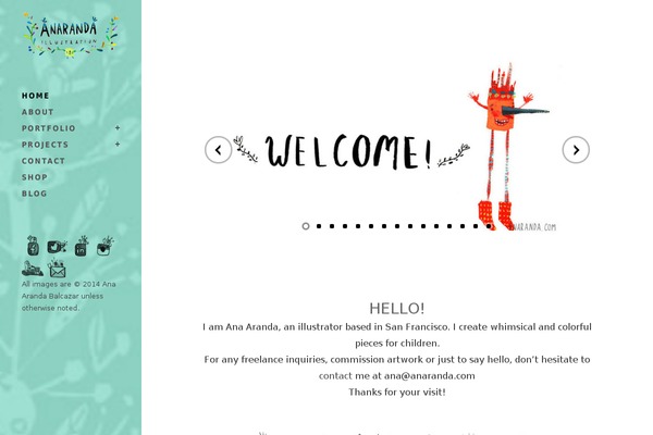 Hazel theme site design template sample