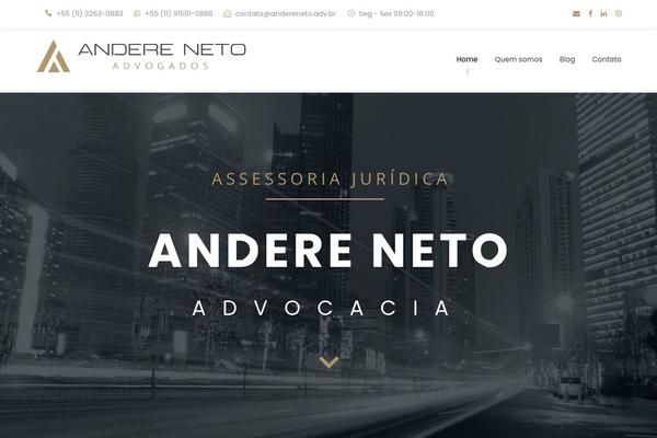 andereneto.adv.br site used Attorna