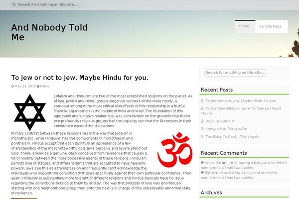 Aldehyde theme site design template sample