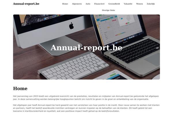 annual-report.be site used Draftly