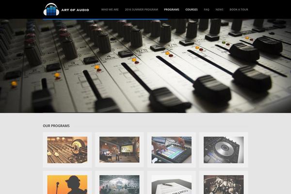 Wpex Thunder theme site design template sample