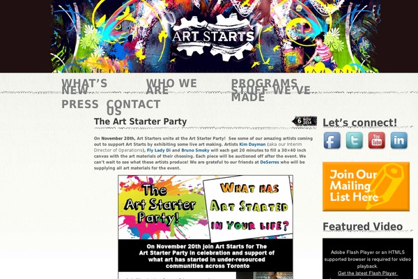 artstarts.net site used Full Frame