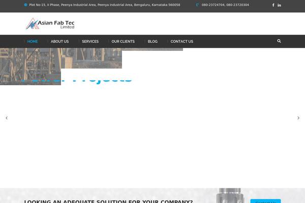 Manufacto theme site design template sample