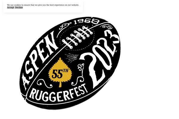 aspen-ruggerfest.com site used Blocksy