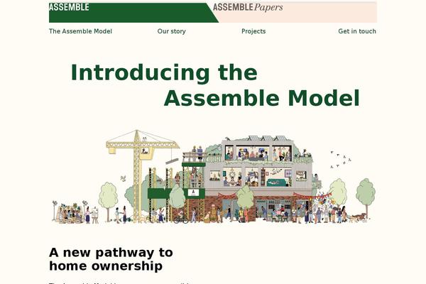 Assemble theme site design template sample