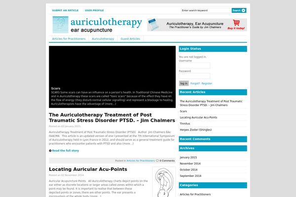 auriculotherapy.info site used Gazette