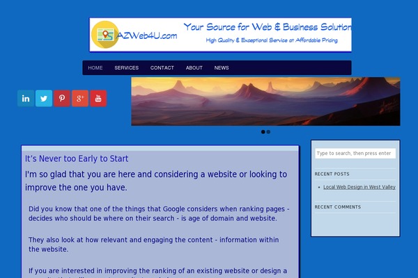 Divi child website example screenshot