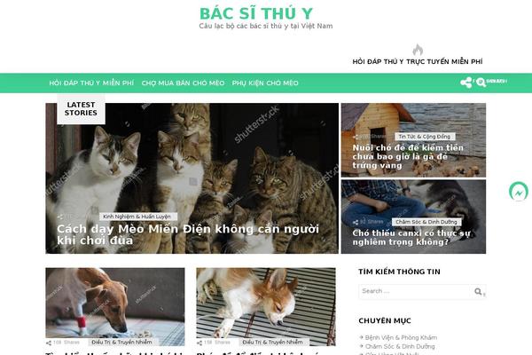 bacsithuy.org site used Flatsome Child Theme