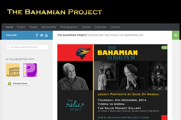 bahamianproject.com site used Fotografie