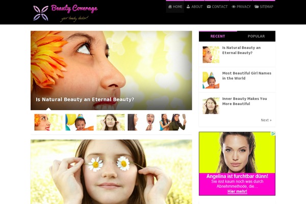 beautycoverage.com site used Frontpage