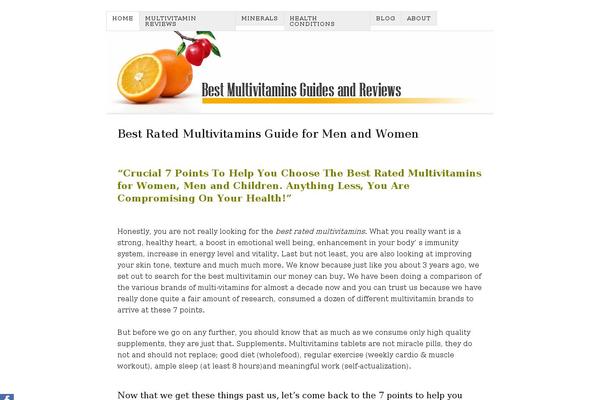 best-multivitamins-guide.com site used Thesis