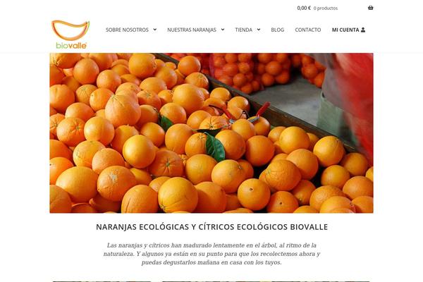 biovalle.es site used Storefront