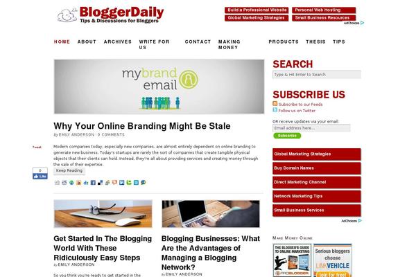 bloggerdaily.net site used Sparkling