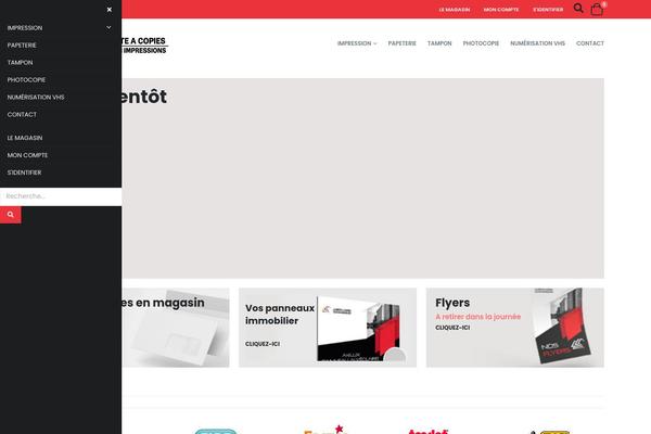 Porto theme site design template sample