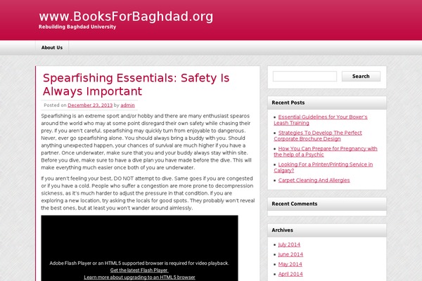 booksforbaghdad.org site used zeeNews