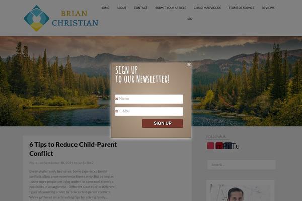 brian-christian.com site used Clean Bloggist