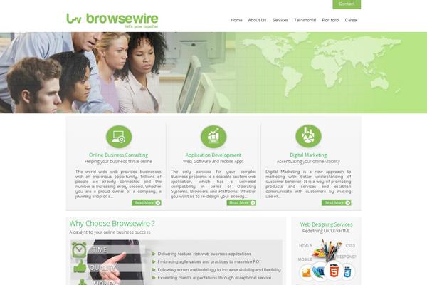 browsewire.net site used Ultima