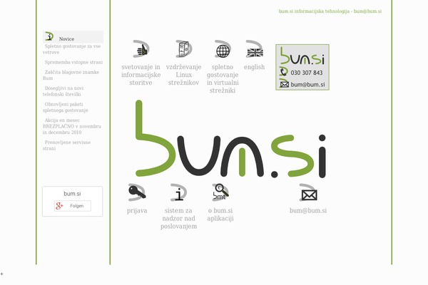 bum.si site used Zoren