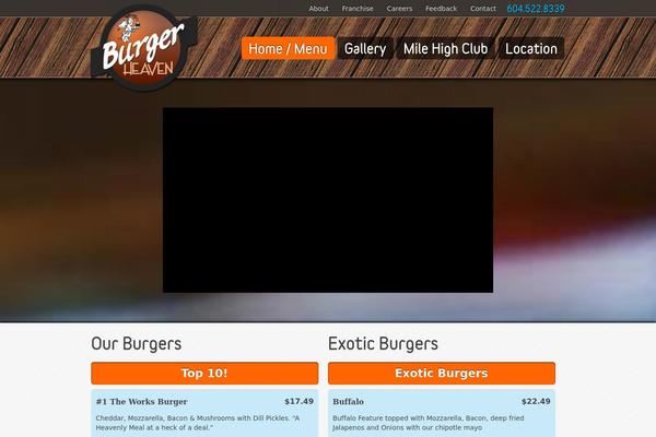 burgerheaven.ca site used Bh