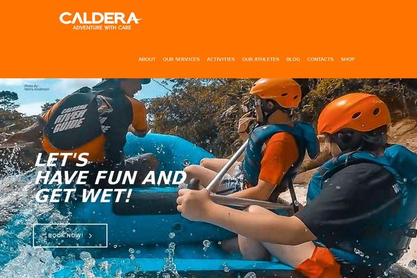 Caldera theme site design template sample