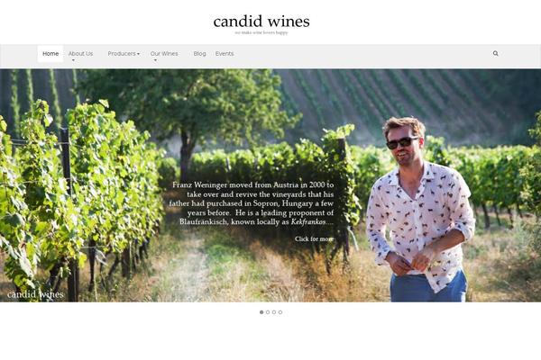 candidwines.com site used Canvas