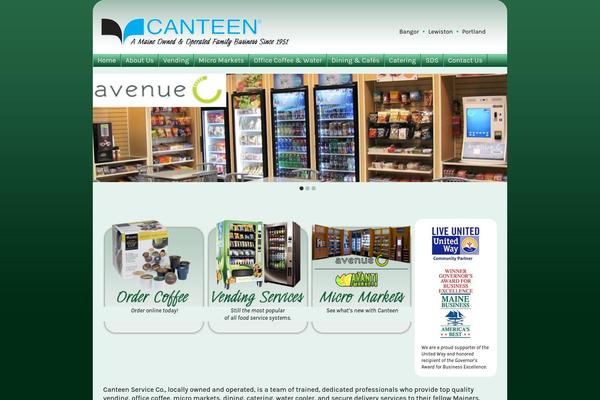 canteenmaine.com site used Custom