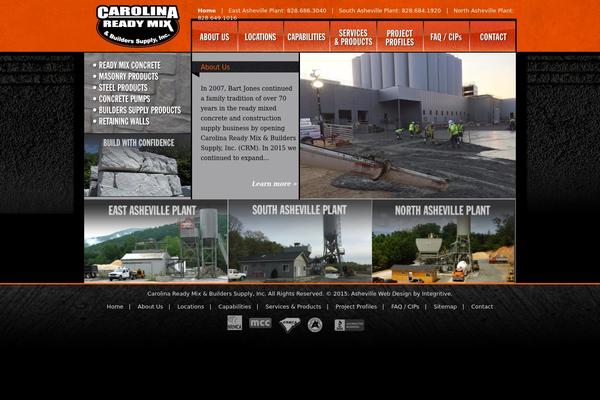 Carolina theme site design template sample