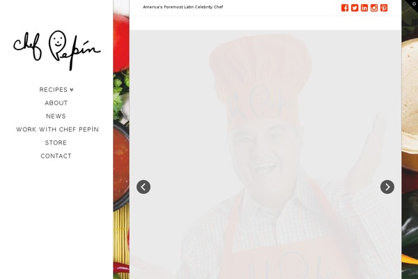 chefpepin.com site used X | The Theme