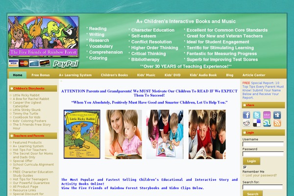 Salient Child theme site design template sample