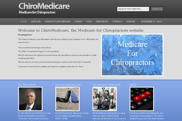 chiromedicare.net site used Executive