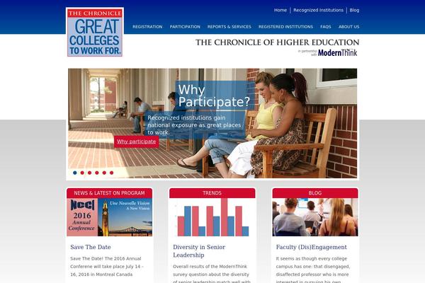 chroniclegreatcolleges.com site used Chronicle