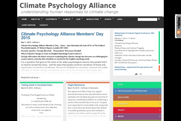 climatepsychologyalliance.org site used Arthemia