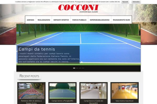 cocconi.it site used Sixteen