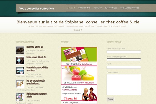 coffee-cie.com site used MyCuisine