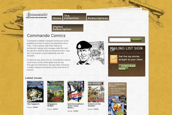 commandocomics.com site used Commando
