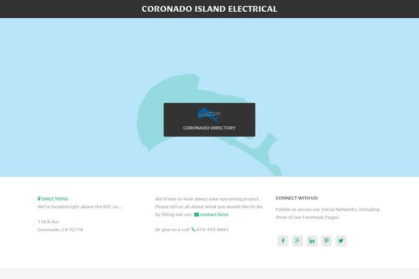 coronadoelectrical.com site used Agency Pro