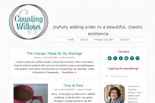countingwillows.com site used Lifestyle Pro