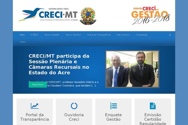 crecimt.org.br site used ColorMag