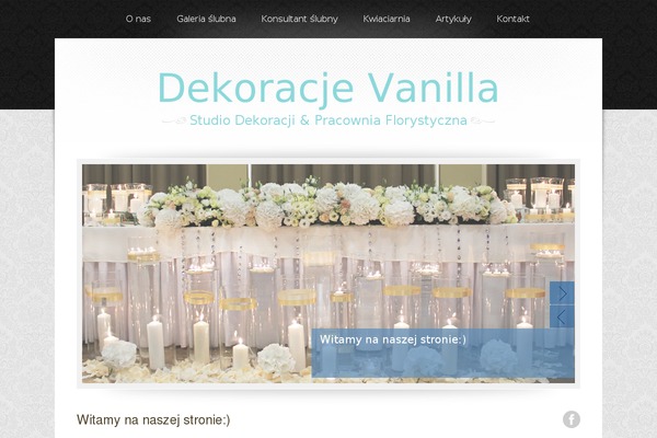Vanilla theme site design template sample