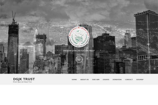 SKT White theme site design template sample